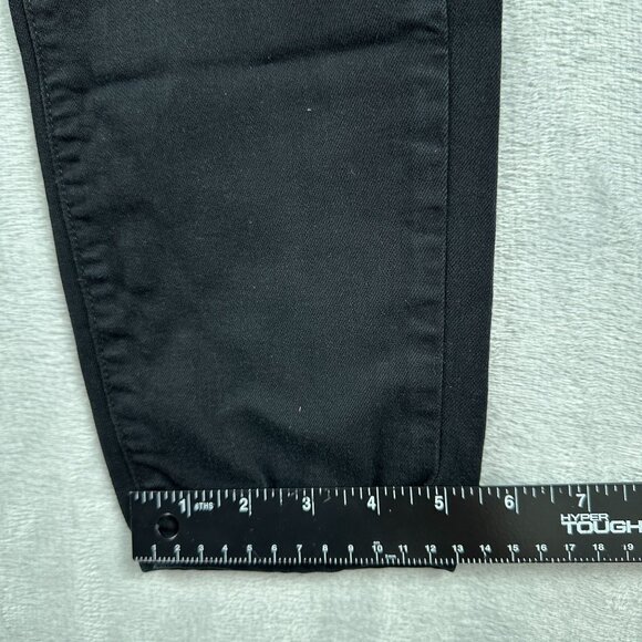Paige Hoxton Ultra Skinny Jeans Womens Size 26 Mid Rise Dark Wash Black - Picture 10 of 12